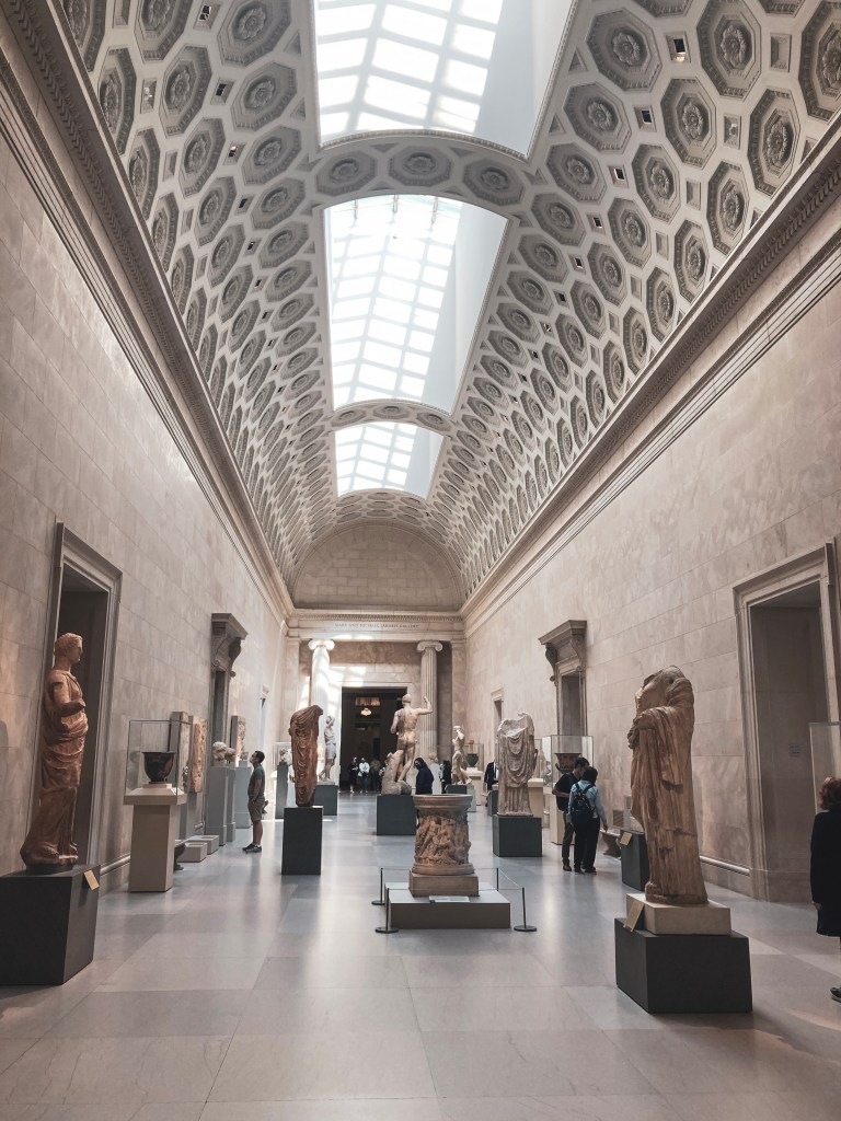 The Mary and Michael Jaharis Gallery in the Metropolitan Museum of Art, New York, which is home to large-scale displays of Greek and Roman sculpture.