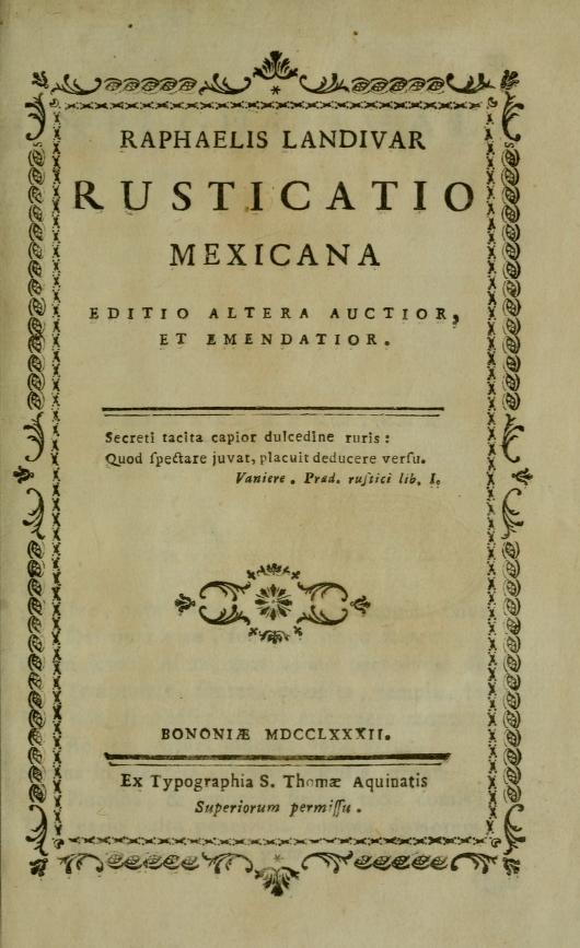 Title page of Pedro Márquez' Due antichi monumenti di architettura messicana, 1804  (© Getty Research Institute)